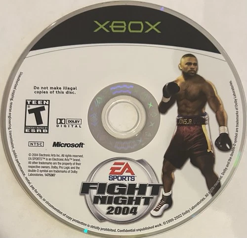 Fight Night 2004 (Microsoft Xbox) DISC ONLY | NO TRACKING | M2503