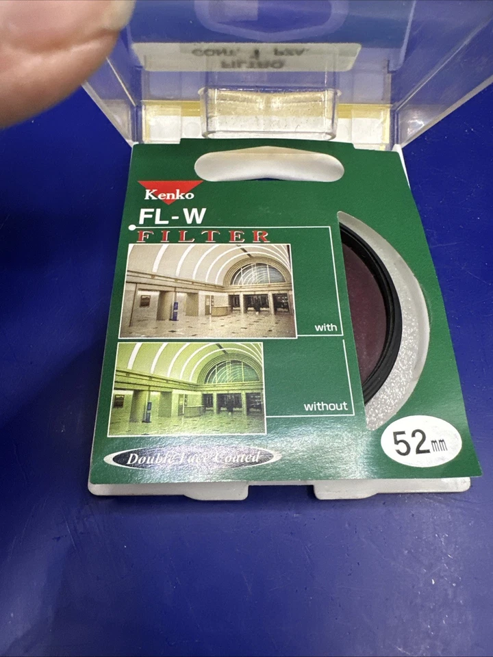 Kenko FL-W 52mm JAPÓN Púrpura Doble Cara Recubierta De Colección Nuevo de Lote Antiguo Foto 4 de 4