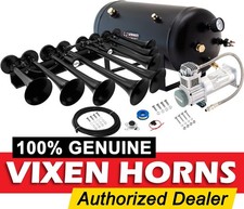 Train Horn Kit For Truckcarpickup Loud System 5g Air Tank 200psi 8 Trumpets
