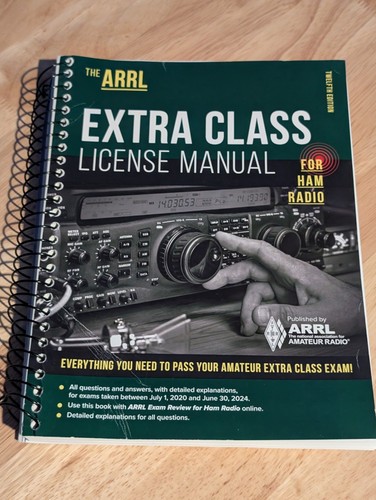 ARRL Extra Class License Manual 12th Edition (2020-2024) - Reference ...