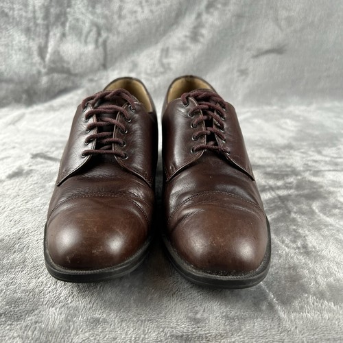 Franco Fortini Trevor Lace Up Oxford Womens 8.5 Brown Leather Shoes Classic GUC - Picture 4 of 11