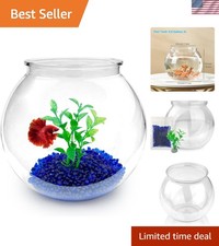 Mini Plastic Aquarium Starter Kits, Fish Tank 0.8Gallon/ 3L