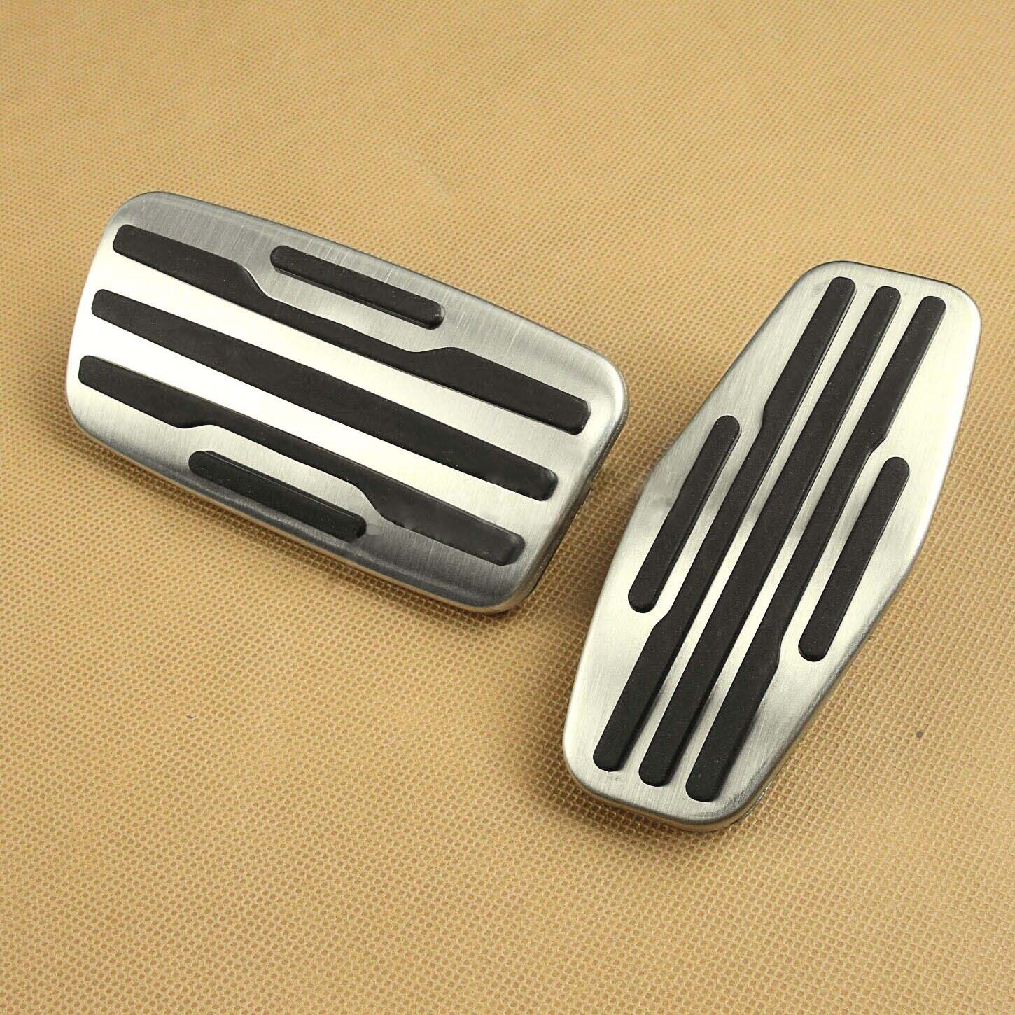 Steel Brake Gas Pedal Pad Cover Kit For 2019+ Chevrolet Silverado 1500 2500 3500