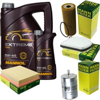 Inspektionspaket 6L Mannol Extreme 5W-40 FüR Mercedes R170 230 Kompressor 200