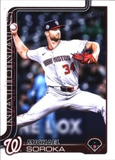 2025 Topps Update Michael Soroka #US347 Washington Nationals