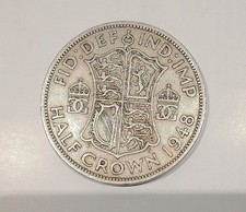 Post 1948 George VI Half Crown - Vintage Circulated Coin - Random Year