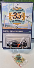 HOT  WHEELS  2021  L. A. CONVENTION  CUSTOM ' 72  DATSUN  240Z  W / PIN  # 02761