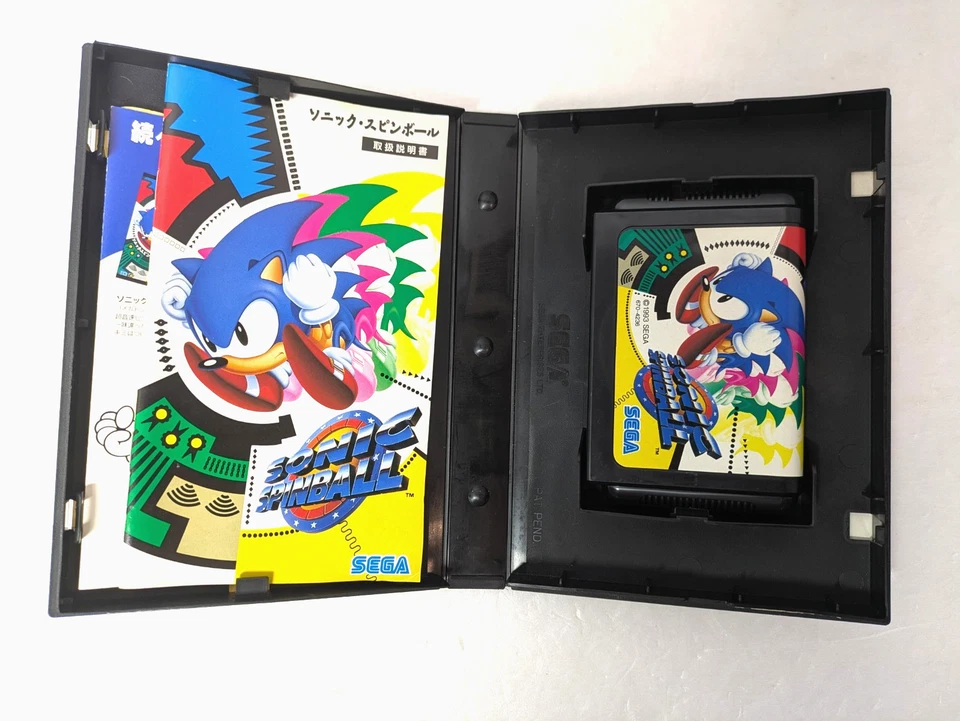 Sonic Spinball   Mega Drive MD SEGA Japan Box Manual - Image 4 of 4