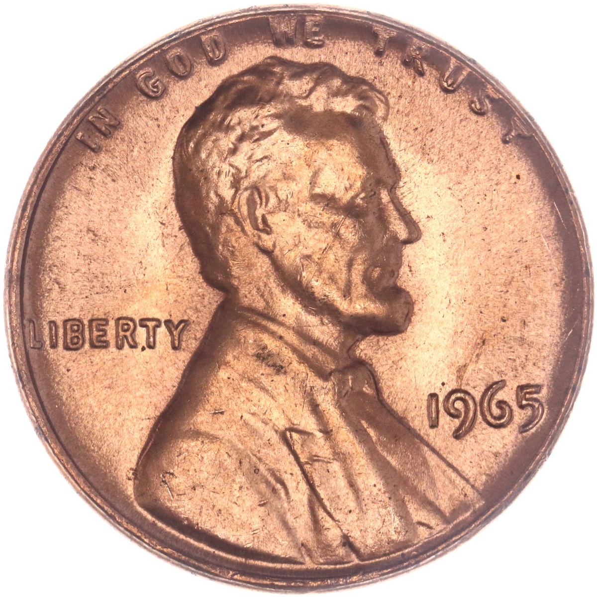 1965 (P) Lincoln Memorial Cent BU Penny US Coin | eBay