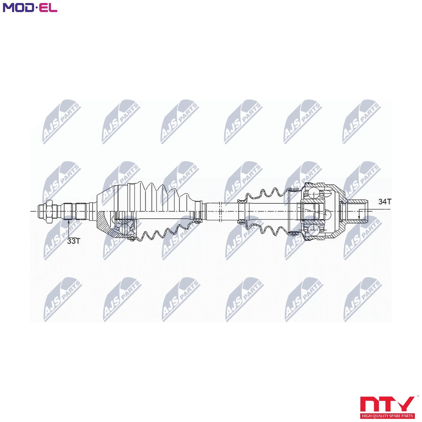 NTY NPW-PL-089 Drive Shaft for OPEL,VAUXHALL - Image 11