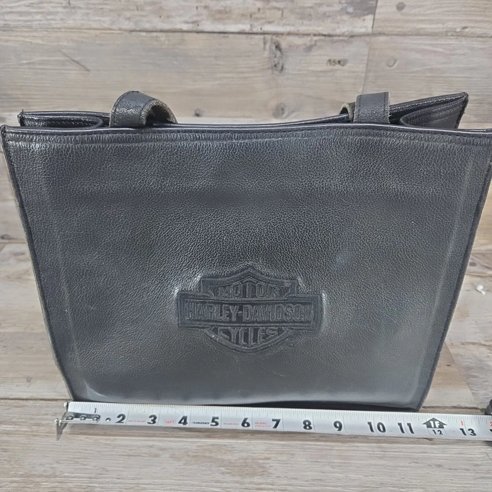Винтажная кожаная сумка Harley Davidson 1990-е - Изображение 2 из 4