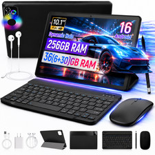 Android 16 Tablet 10.1'' 36GB 6 30 RAM 256GB ROM Widevine L1 WiFi 5/8MP Camera