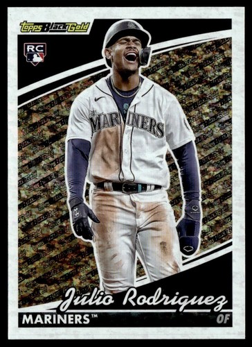 2022 Topps Update Black Gold Rookie Julio Rodriguez #BG-12