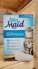 Litter Maid Waste Receptacles 1st and 2nd Edition - 12 Count Litter Box Refills