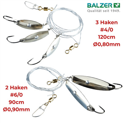 Balzer 71° North Dorschblinker System Vorfach Meeressystem Norwegen #4/0 #6/0
