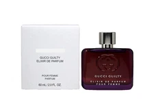 GUCCI GUILTY ELIXIR DE PARFUM POUR FEMME PARFUM SPRAY 2 Oz 60 Ml White Box