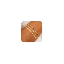 Gold Bracelets for Women,Classical Bracelet Stack Fashion Adjustable Waterproof