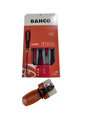 BAHCO 5 Pcs Screwdriver Set Ergo™ Slotted/ Pozi drive / Stripper, Cutters