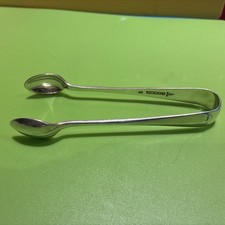 Walker & Hall Silver Plated Sugar Tongs Antique (1905-1910)