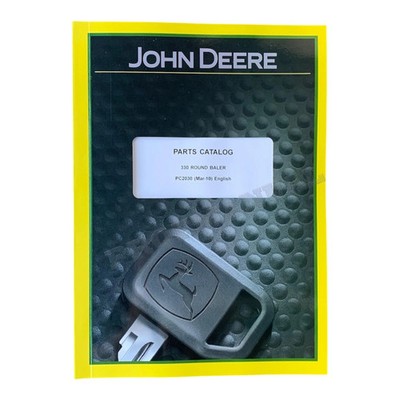 JOHN DEERE 330 ROUND BALER PARTS CATALOG MANUAL