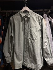 Nanamica Turquoise Green Blue Shirt Mens Size S