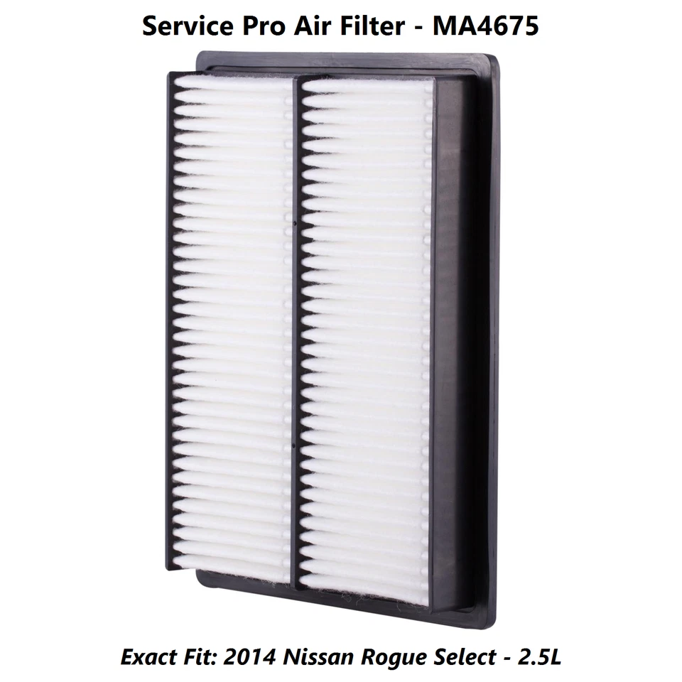 2014 Nissan Rogue Select 2.5L Complete Air, Oil & Cabin Filter Kit (5W-30) - Image 4 of 4