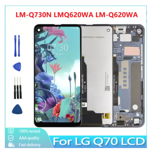 For LG Q70 Q620 LCD Display Screen Touch Digitizer Assembly W