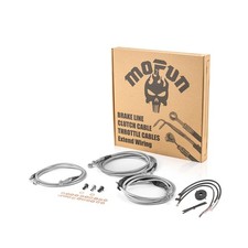 Abs Extended Chrome Cable Kit For Harley Street Electra Glide 12-14 Handlebar Abs Extended Chrome Cable Kit For Harley Street Electra Glide 12-14 Handlebar
