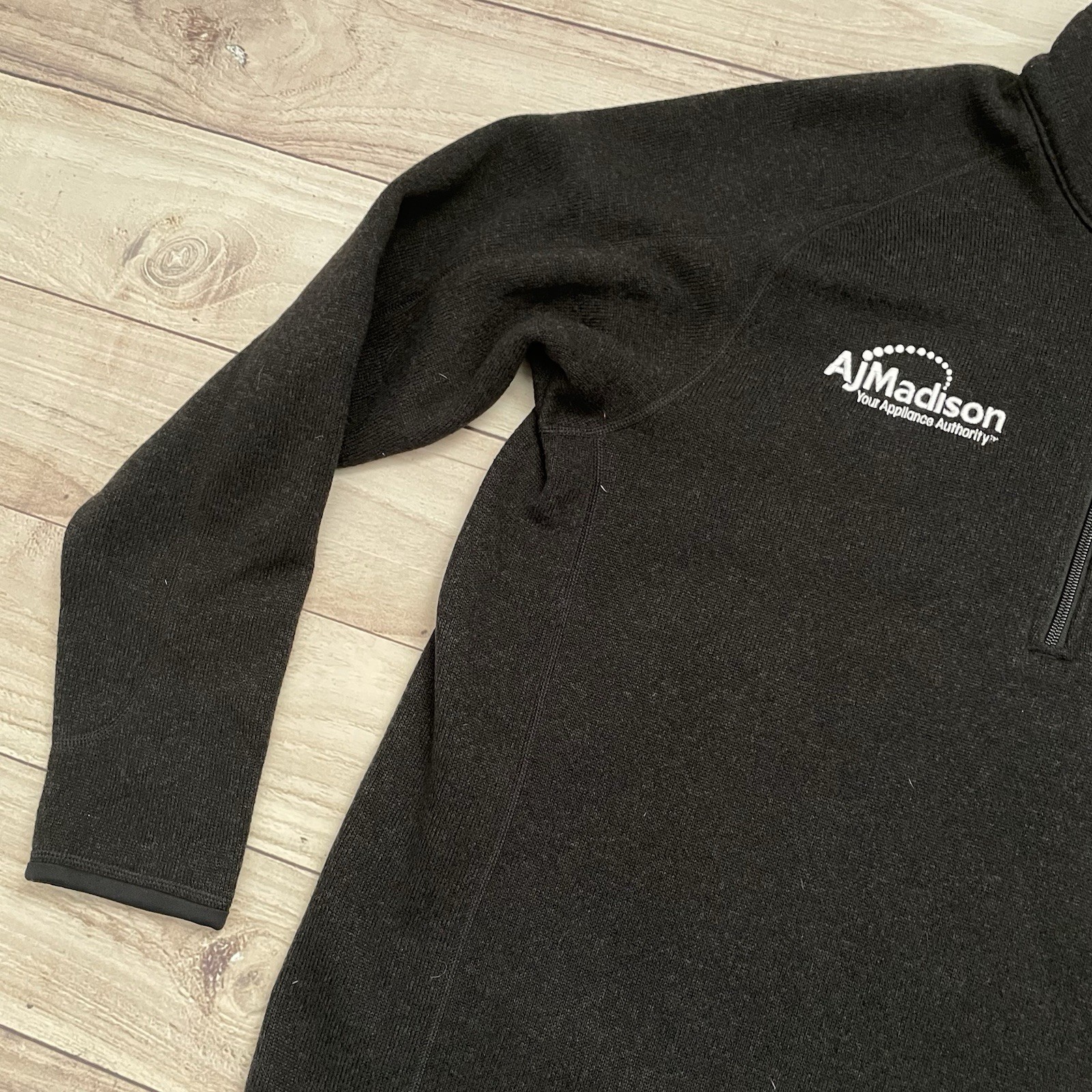 Patagonia Better Sweater Black Jacket Mens Large 1/4 Zip Fleece Logo Embroidered thumbnail 3