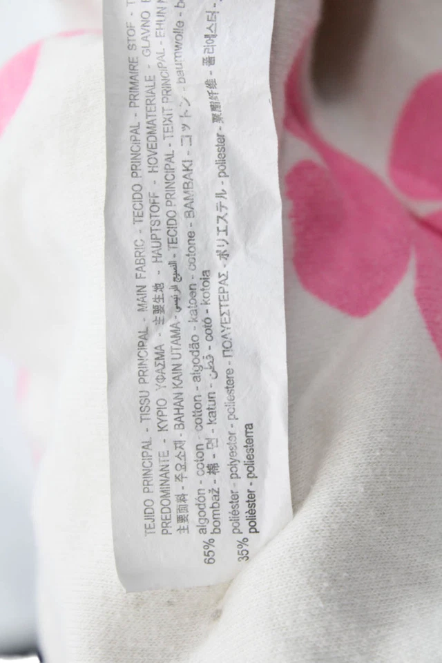 Conjunto Sudadera + Pantalones Cortos Zara Niñas Algodón Floral Crema Talla 2-3Y Foto 4 de 4