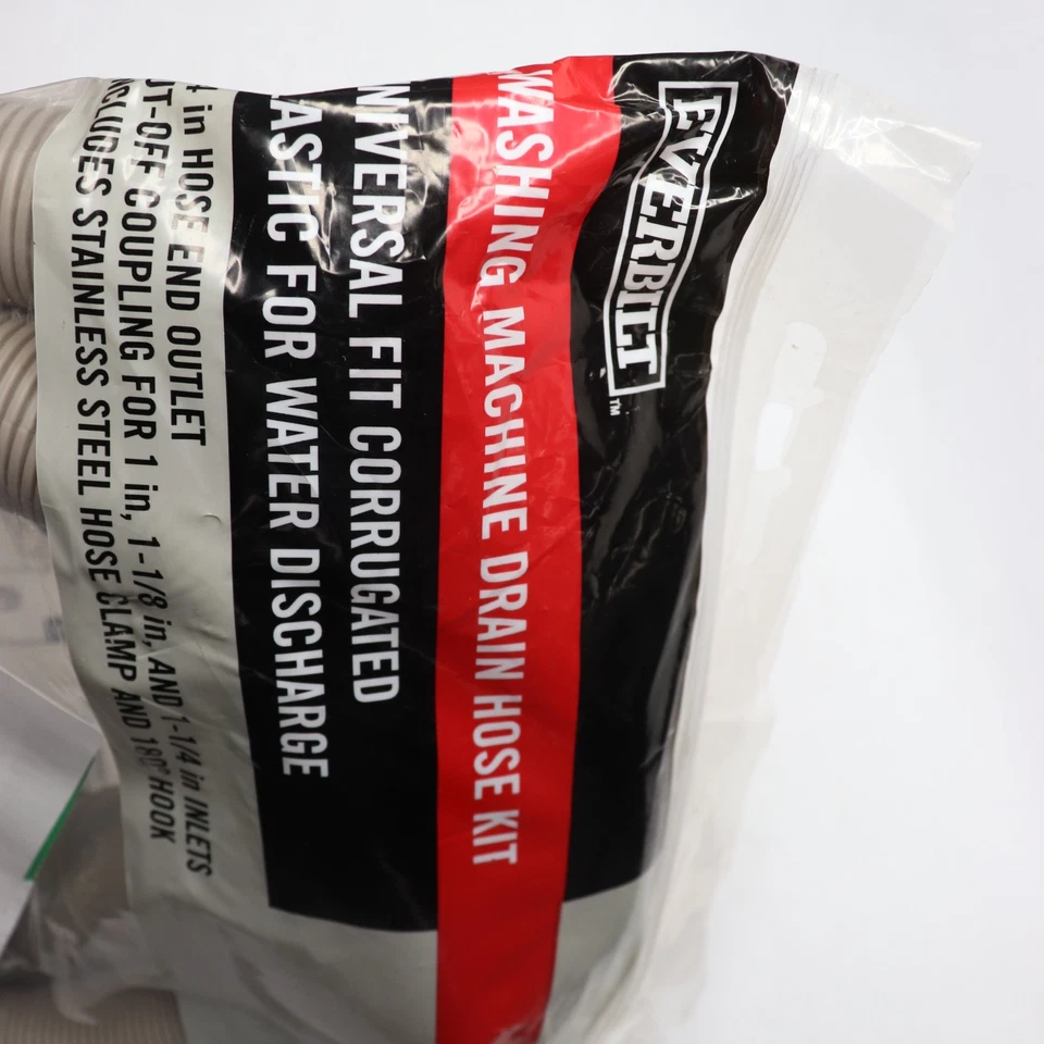 Mangueira de descarga para máquina de lavar corrugada Everbilt 8 pés HRBDIS08EB   - Imagem 2 de 4