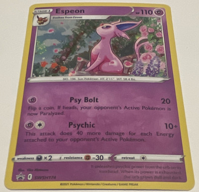 Espeon SWSH174 SWSH Promo Holo
