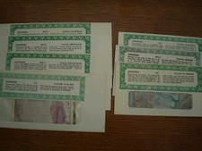INDONESIA 1, 2 1/2 , 100, 1000 ,10000, Rupiah and sen 1959- 1968 UNC (10 total)