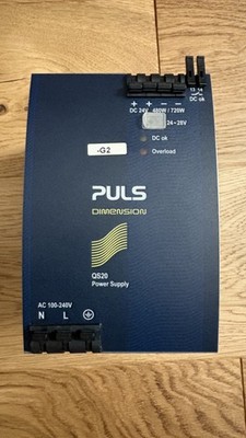 Puls QS20-241 Power Supply 100-240VAC/110-150VDC to 24-28VDC 20Amp 