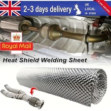 Car Heat Shield Welding Sheet Stainless Mat for Turbo Downpipe Manifold 100*60cm
