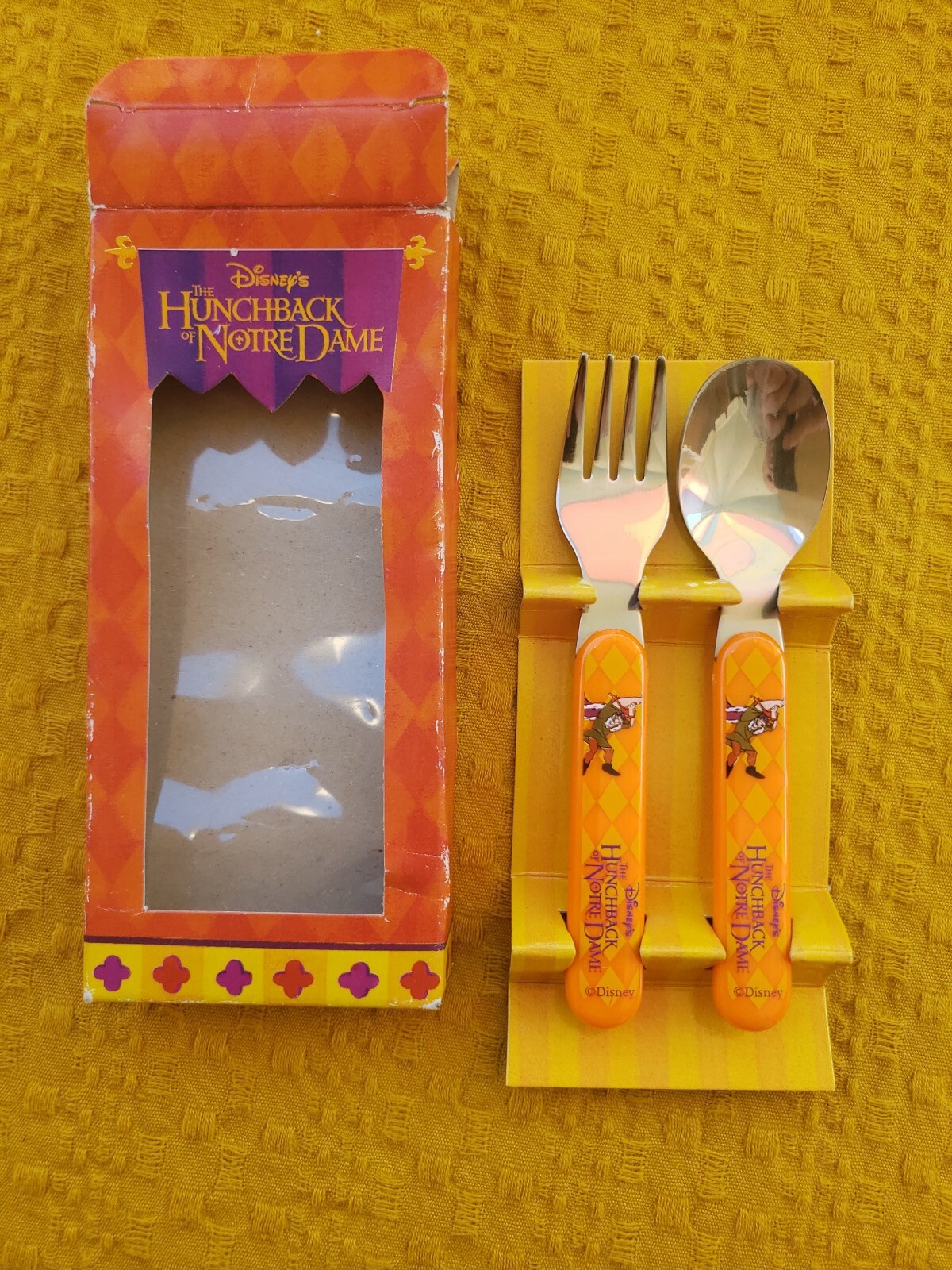 Disney The Hunchback Of Notre Dame Children's Flatware Utensils Zak Designs New 