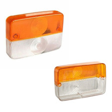 Coppia Gemme Rodovetro Lente Ricambio Fanali Anteriori Trattori SAME Explorer