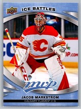 Jacob Markstrom 2023-24 Upper Deck MVP Ice Battles HOCKEY #14 Calgary Flames SP