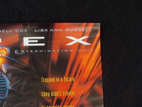 APEX movie poster RICHARD KEATS LISA ANN RUSSELL original 27x40 video store prom - Imagen 4 de 9