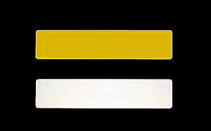 Blank 2024 number plates