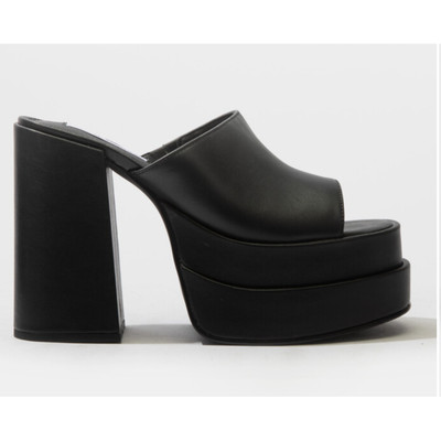 Steve Madden Cagey Leder Damen Plateau Sandaletten UK 6 / EU 39