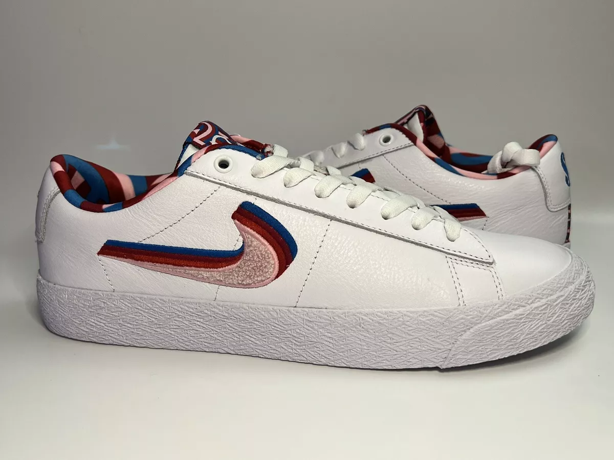 DS Nike SB Blazer Low Parra CN4507 100 Size 10 eBay
