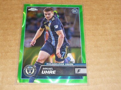 2023 Topps Chrome MLS SOCCER MIKAEL UHRE NEON GREEN