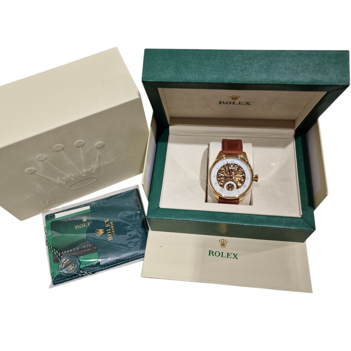 Limited Edition Skeleton Watch 48 mm Based on 1925 Rolex