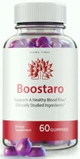 Boostaro Male Vitality Gummies for Advanced Blood Flow Support 60ct