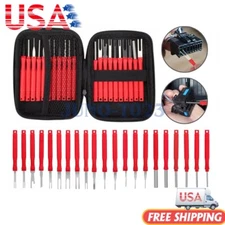 21 Pcs Terminal Removal Tool Kit Electrical Pin Extractor with Protective Case
