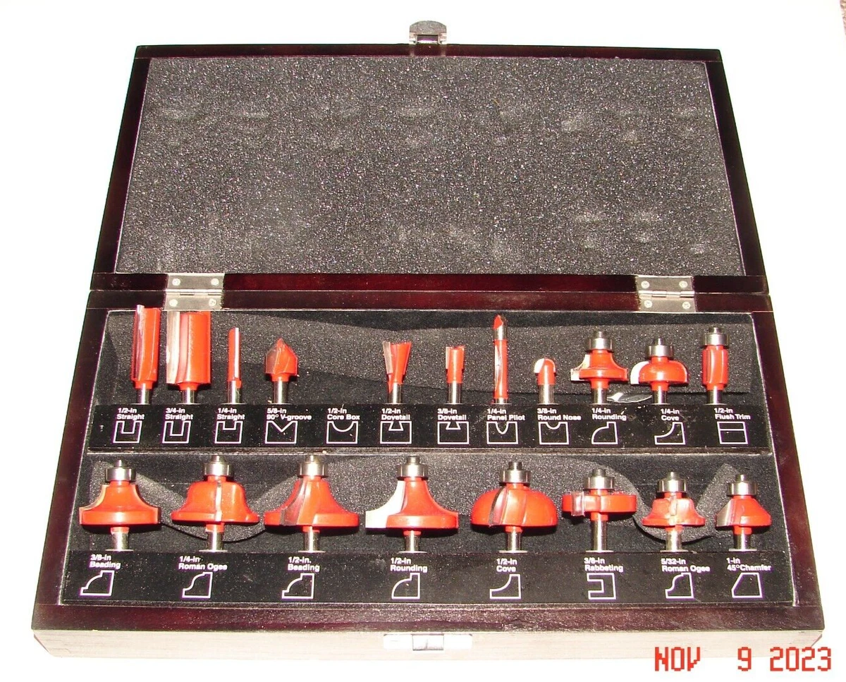 Craftsman 75th anniversary router bit set deals
