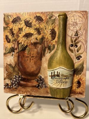 3 D Wall plaque for wine lovers by New View Gifts (Sauvignon Blanc) NICE
