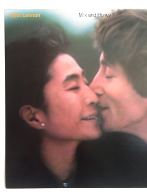 RARE VTG 1984 ICONIC JOHN LENNON YOKO ONO MILK & HONEY PROMO