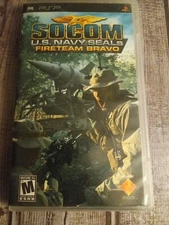 Socom US Navy Seals Fireteam Bravo (Sony PSP, 2005) Complete With Manual ~ CIB